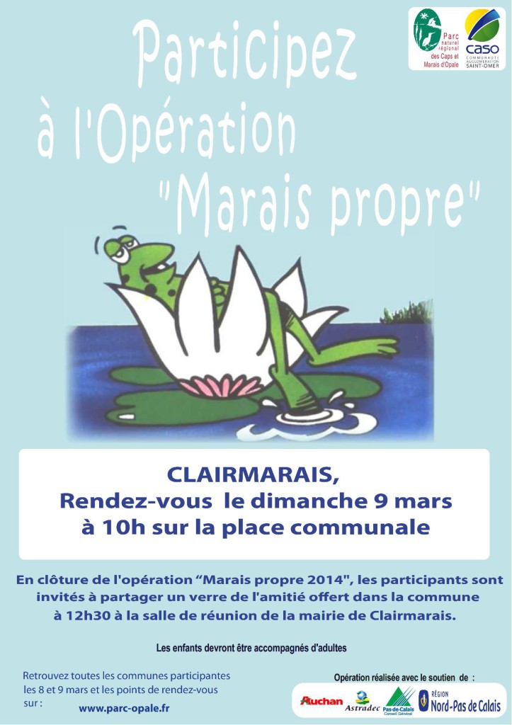 affiche marais propre 2014 Clairmarais