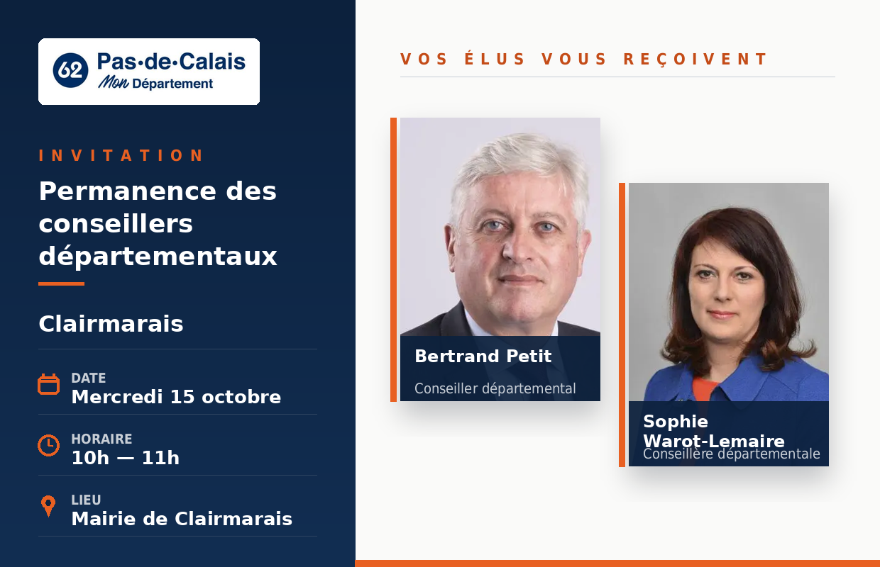 Permanence des conseillers départementaux